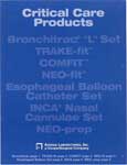 Critical Care Products Booklet